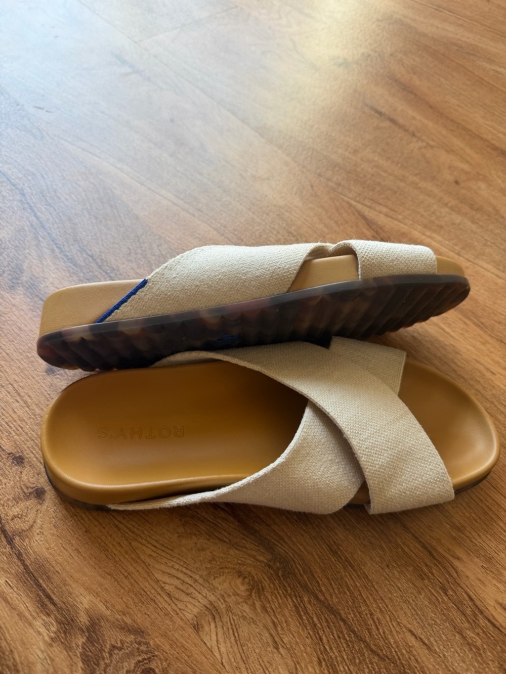 Rothy’s The Weekend Slide in Oat Size 8.5 Boho Cottage - Picture 7 of 7